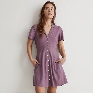 NWT Madewell Kacie Mini Shirt dress Size 6